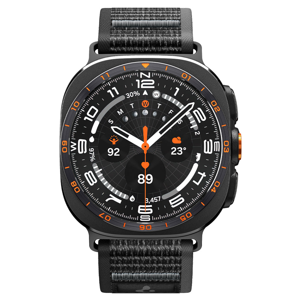 Spigen Athlex Air, active black gray - Samsung Galaxy Watch Ultra 2/1 47mm