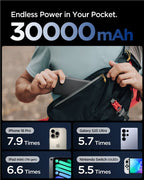 Spigen Essential 30,000mAh 30W Portable Charger, black EA3030