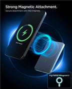 Spigen Essential 5000mAh 22.5W MagSafe prenosná nabíjačka, tyrkysová modrá EA2205MQ