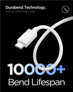 Spigen Essential USB A to USB C 60W Cable, white EB6010AC