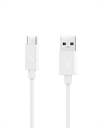 Spigen Essential USB A na USB C 60W Kábel, biely EB6020AC