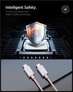 Spigen Essential USB C to USB C 60W Cable, white EB6010CC