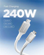Spigen Essential USB C to USB C 240W Cable, white EB24012CC