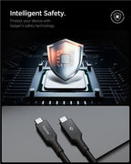 Spigen Essential USB C to USB C 100W Cable, black EB10010CC
