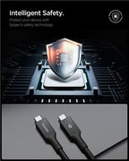 Spigen Essential USB C to USB C 240W Cable, black EB24012CC