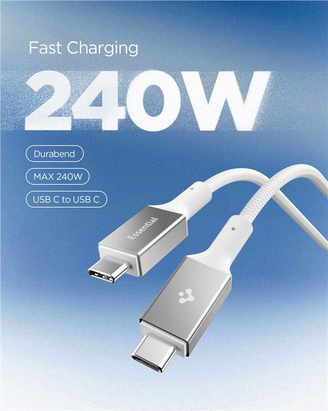 Maximálny výkon 240W (USB Power Delivery): vhodný pre notebooky, tablety aj telefóny s vysokým príkonom