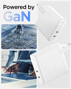 Spigen ArcStation Pro 140W Wall Charger, white - GaN / 2-Port
