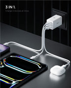 Spigen Essential 67W Wall Charger EE673EU, white