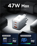 Spigen Essential 47W Wall Charger EE473EU, white