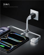 Spigen Essential 47W Wall Charger EE473EU, black
