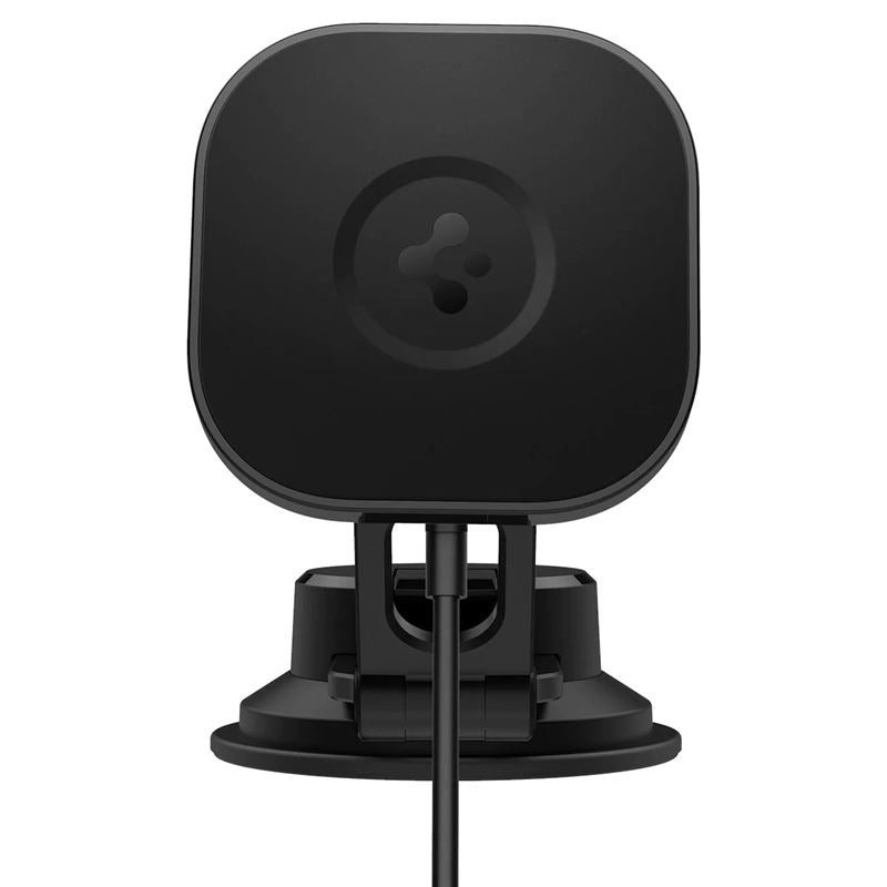 Spigen OneTap 3 Pro Wireless Car Charger Mount MagSafe Dashboard/Windshield ITS35W-3, Black