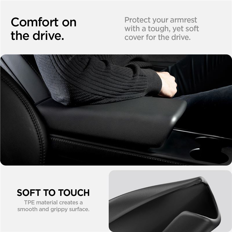 Spigen Tesla Armrest Cushion, black - Tesla Model Y/3