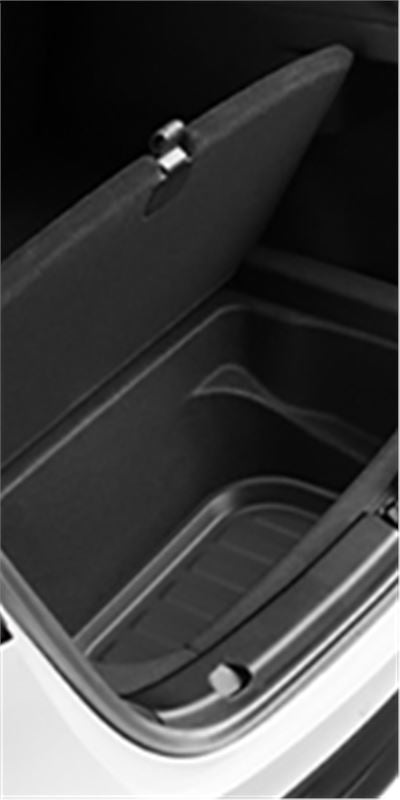 Spigen Tesla Car Mat Rear Trunk Storage, čierna - Tesla Model Y
