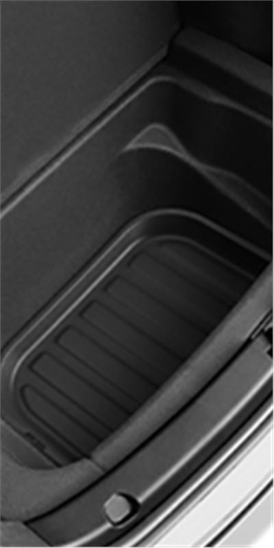 Spigen Tesla Car Mat Rear Trunk Storage, čierna - Tesla Model Y