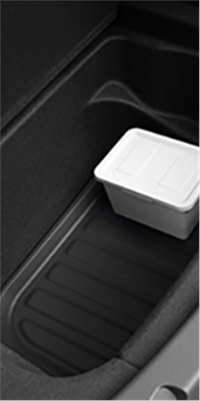 Spigen Tesla Car Mat Rear Trunk Storage, čierna - Tesla Model Y