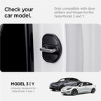 Spigen Tesla Door Lock Cover, black - Tesla Model Y/3