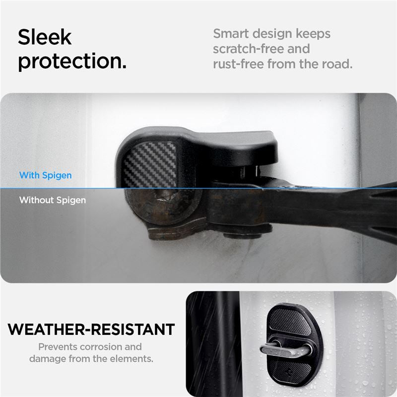 Spigen Tesla Door Lock Cover, black - Tesla Model Y/3