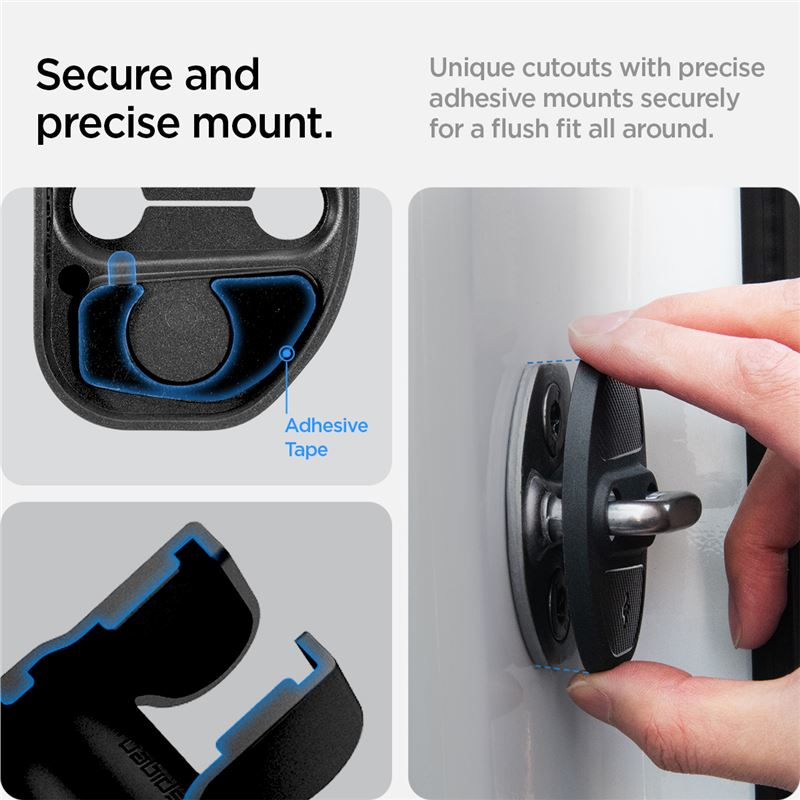 Spigen Tesla Door Lock Cover, black - Tesla Model Y/3