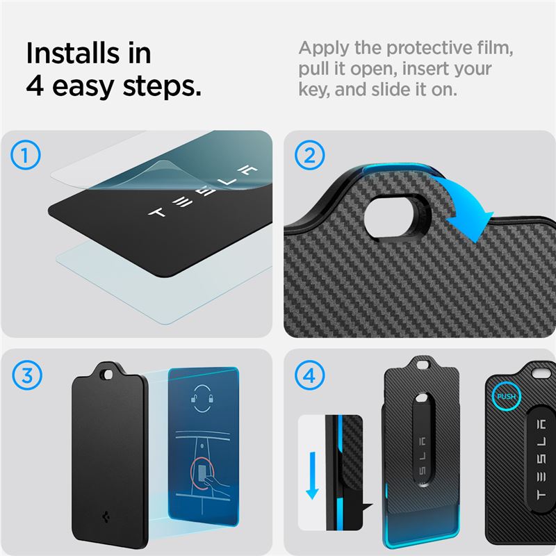 Spigen Tesla Air Fit Card Holder Case 2 Pack