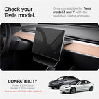 Spigen Tesla Under Screen Storage Organizer, čierny - Tesla Model Y/3