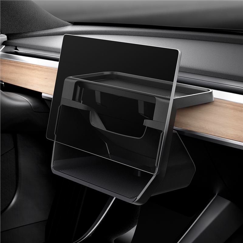 Spigen Tesla Under Screen Storage Organizer, čierny - Tesla Model Y/3