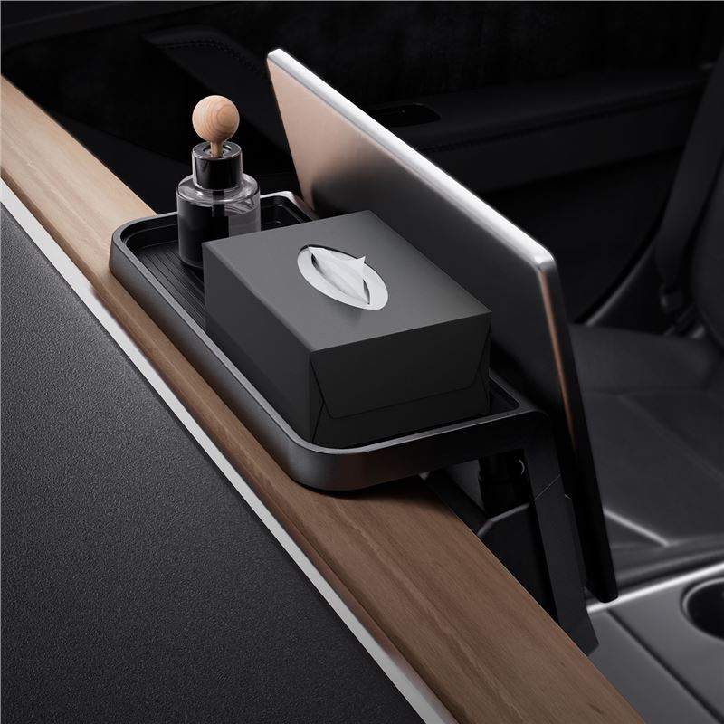 Spigen Tesla Under Screen Storage Organizer, čierny - Tesla Model Y/3