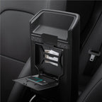 Spigen Tesla Center Console Organizer Hidden Storage Box, black - Tesla Model 3 2024