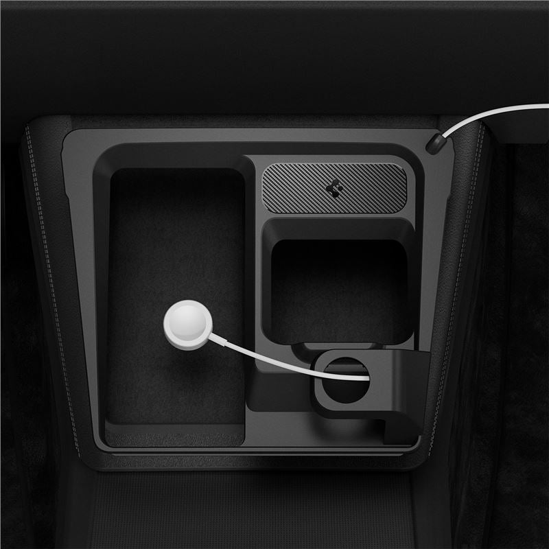 Spigen Tesla 3 in 1 Wireless Charging Hub Mount, black - Tesla Model 3 2024