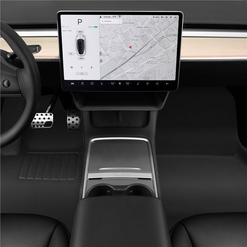 Spigen Rohož do auta Tesla 1. a 2. rad, čierna - Tesla Model Y