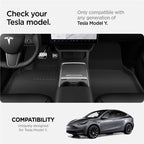 Spigen Rohož do auta Tesla 1. a 2. rad, čierna - Tesla Model Y