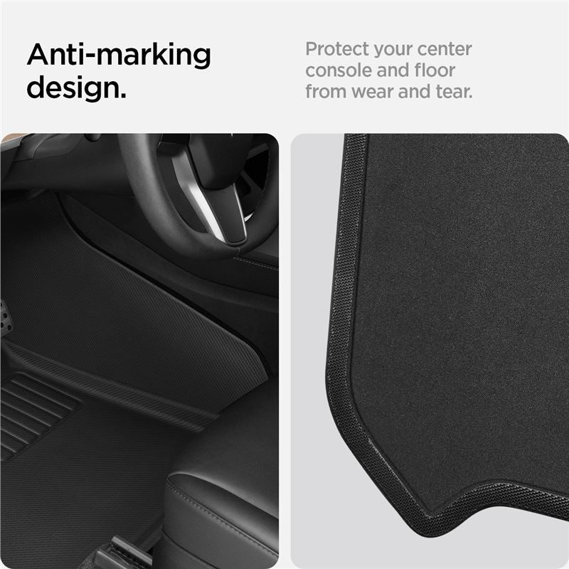 Spigen Rohož do auta Tesla 1. a 2. rad, čierna - Tesla Model Y