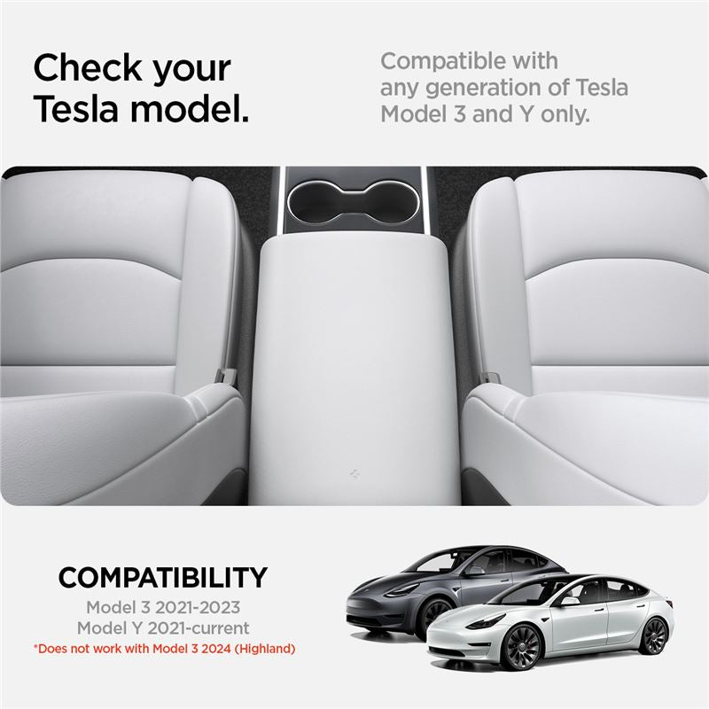 Spigen Tesla Armrest Cushion, white - Tesla Model Y/3