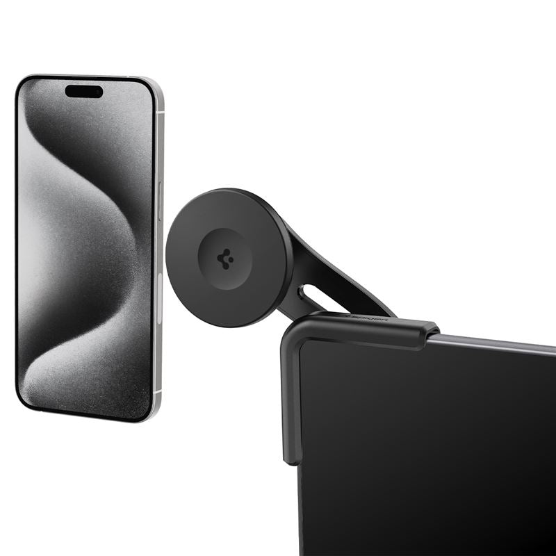 Spigen Tesla TapLock MagSafe Car Mount Holder, black - Screen