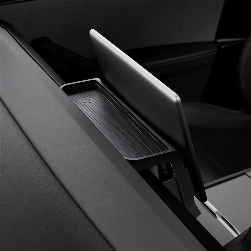Spigen Tesla Under Screen Storage Organizer, čierny - Tesla Model 3 2024