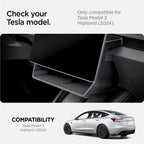 Spigen Tesla Under Screen Storage Organizer, čierny - Tesla Model 3 2024