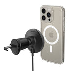 Spigen OneTap Pro 4 MagSafe Car Mount Charger, black - Wireless / AirVent Hook