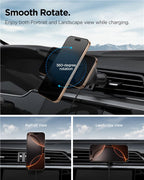 Spigen OneTap Pro 4 MagSafe Car Mount Charger, black - Wireless / AirVent Hook