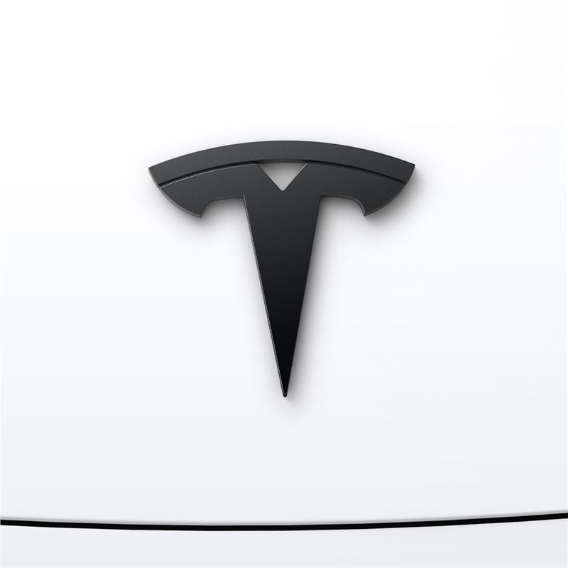 Spigen Tesla kryt emblému na prednú stranu, čierny – Tesla Model 3 2024