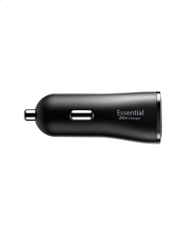 Spigen Essential 30W Car Charger EV302, black