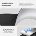 Spigen Tesla Car Front Windshield Sunshade, black - Tesla Model X