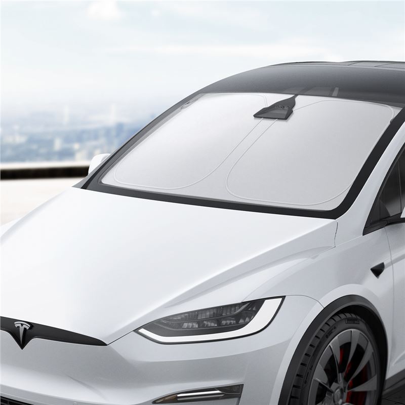 Spigen Tesla Car Front Windshield Sunshade, black - Tesla Model X