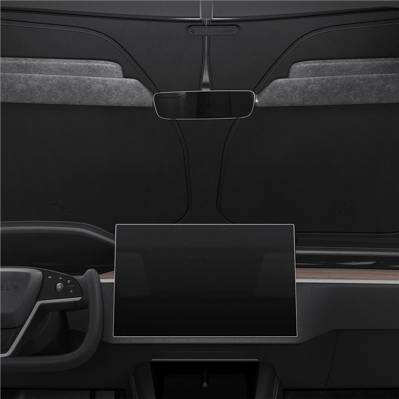 Spigen Tesla Car Front Windshield Sunshade, black - Tesla Model X
