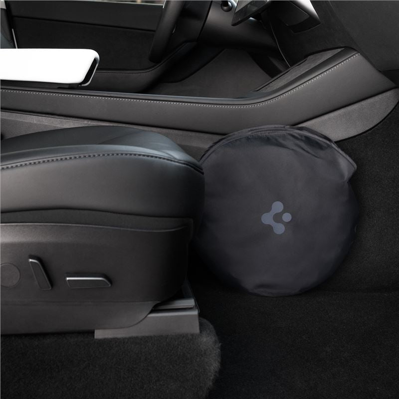 Spigen Tesla Car Front Windshield Sunshade, black - Tesla Model S
