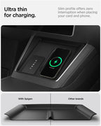 Spigen Tesla Wireless Charging Pad Cover, black - Tesla Model Y 2025