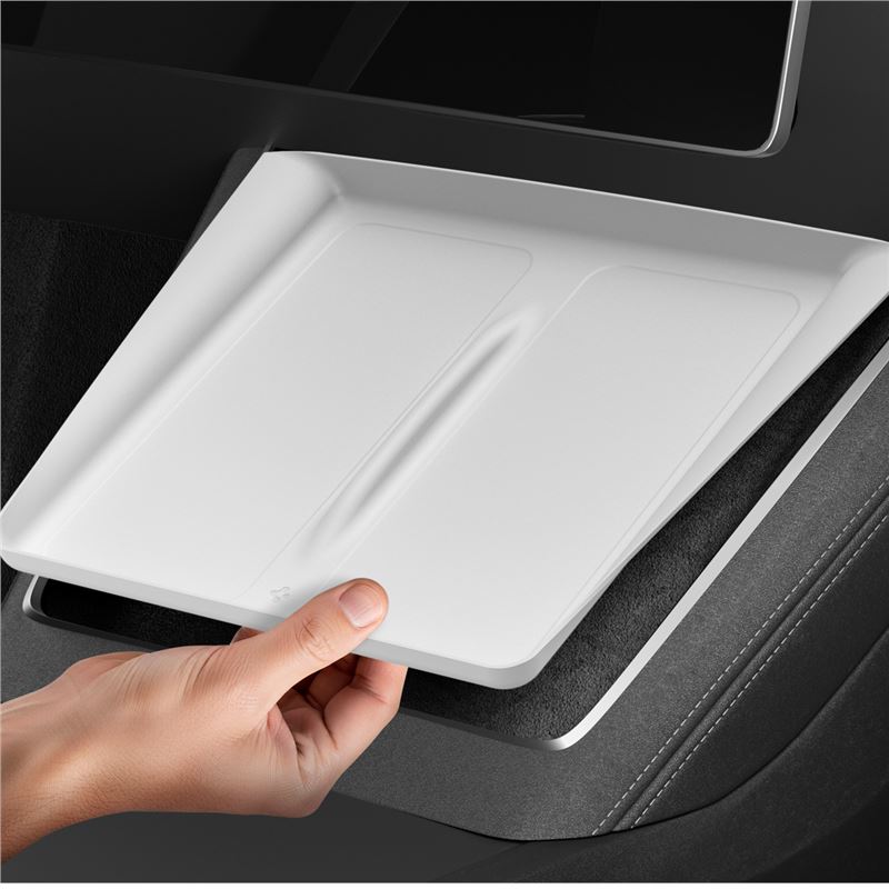 Spigen Tesla Wireless Charging Pad Cover, white - Tesla model Y 2025