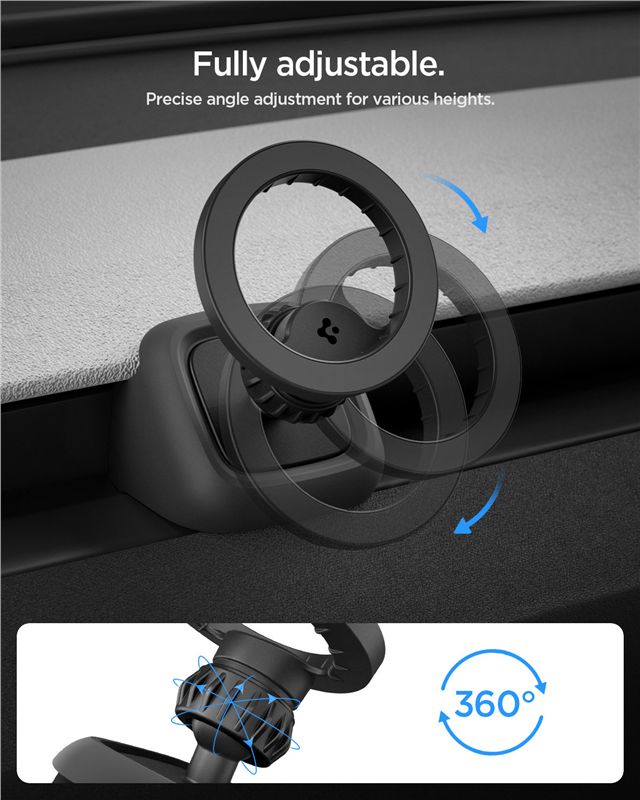Spigen Tesla Airvent MagSafe Mount TAM100, black - Tesla Model 3(2024)/Y(Juniper)