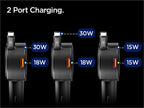 Spigen Essential 60W Car Charger EV603BT, black