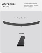 Spigen Rear Bumper Protector TG200-YJ, matte black - Tesla Model Y (Juniper)
