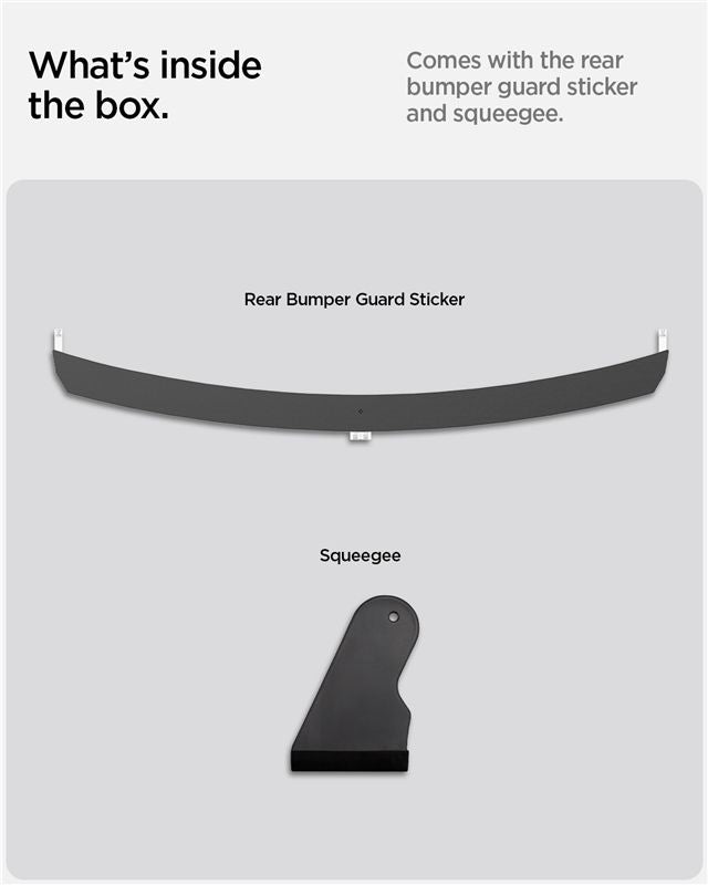Spigen Rear Bumper Protector TG200-YJ, matte black - Tesla Model Y (Juniper)