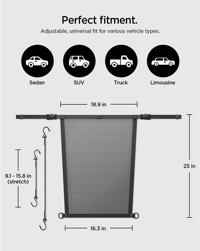 Spigen Pet Backseat Barrier PS200, black